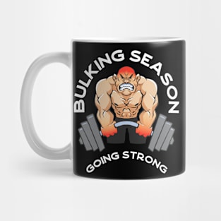 Bulking Season Going Strong Bodybuilding Workout Weightlifting Powerlifting Athlete Mug